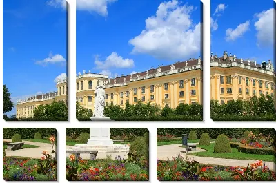 Модульная картина Скульптура в саду (Sculpture in the garden)