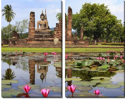 Модульная картина Статуя Будды (Statue of Buddha)