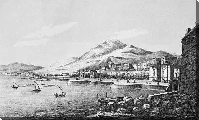 Постер Город у подножья гор (The city at the foot of the mountains)