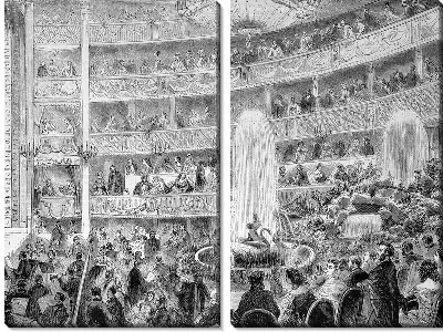 Модульная картина В театре (In the theater)