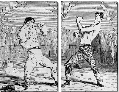 Модульная картина Бой (Battle)