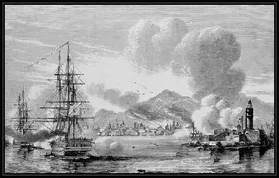 Картина Морское сражение (Sea battle) №4