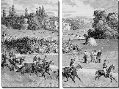 Модульная картина Всадники (Riders) №6