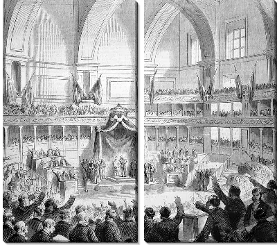 Модульная картина В здании парламента (The parliament building) №4