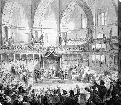 Постер В здании парламента (The parliament building) №4
