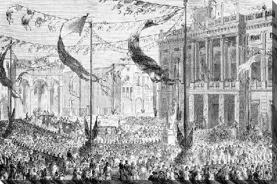 Постер Толпа на площади (The crowd in the square)