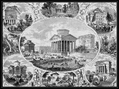 Картина Старинные здания (Old buildings)
