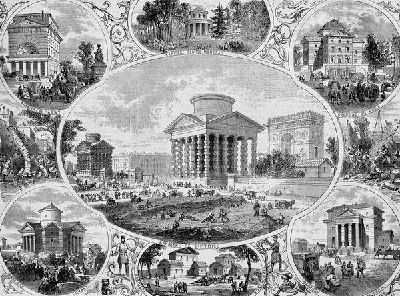 Плакат Старинные здания (Old buildings)