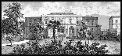 Картина Сад перед домом (Garden in front of the house)