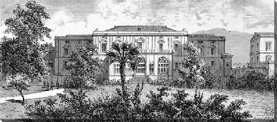 Постер Сад перед домом (Garden in front of the house)