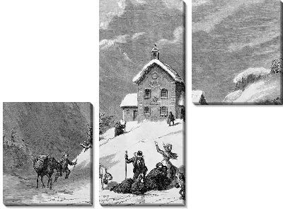 Модульная картина В горах (In the mountains)