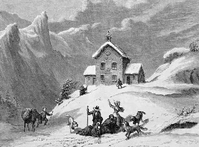 Плакат В горах (In the mountains)