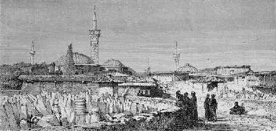Плакат Дорога к городу (The road to the city)