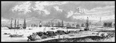 Картина Пейзаж с кораблями и лодками (Landscape with ships and boats)