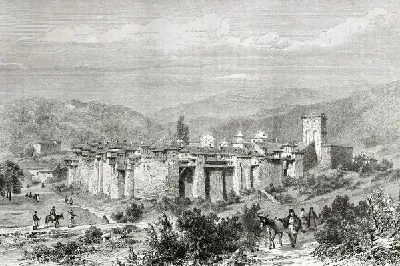 Плакат Старинный город (The ancient city) №7
