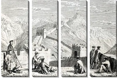 Модульная картина Китайская стена (Chinese Wall) №2