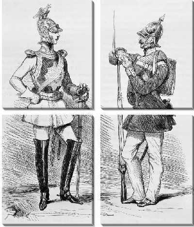 Модульная картина Офицеры (Officers)