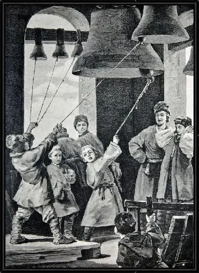 Картина Дети бьют в колокол (Children beat the bell)