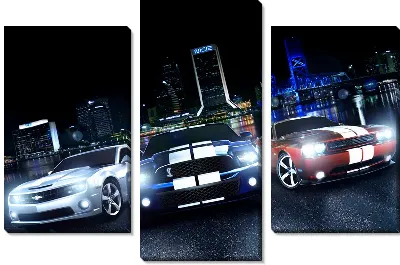 Модульная картина Шевроле (Chevrolet)