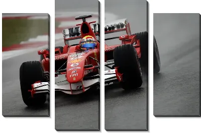 Модульная картина Болид (Fireball) №2