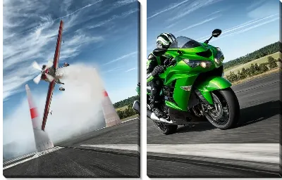 Модульная картина Мотоцикл (Motorcycle) №4