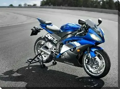 Синий мотоцикл (blue bike)