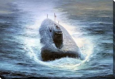 Картина маслом Подводная лодка (Submarine)