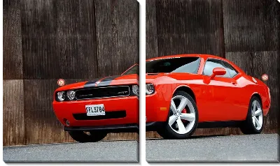 Модульная картина Красный спортивный автомобиль (Red sports car)