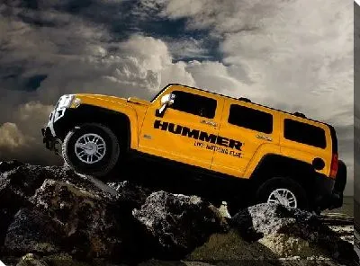 Постер Хаммер желтого цвета (Yellow Hammer)