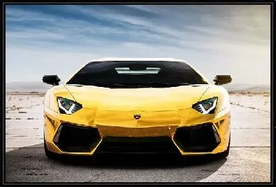 Картина Автомобиль желтого цвета (Car yellow) №2