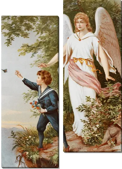 Модульная картина Ангел хранитель (Guardian Angel)