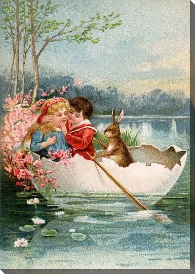 Постер Пасхальная открытка (Easter card)