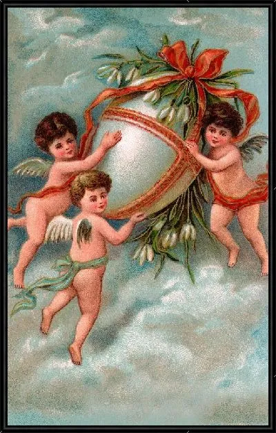 Картина Пасхальная открытка (Easter card) №2