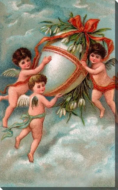 Картина маслом Пасхальная открытка (Easter card) №2