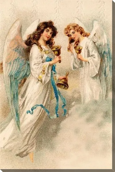 Картина маслом Ангелы (Angels) №4