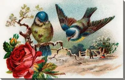 Картина маслом Птицы (Birds) №31