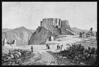 Картина Крепость на скале (Castle on the rock)