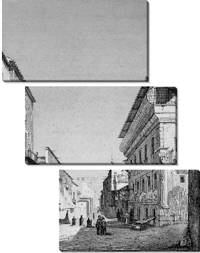 Модульная картина Старинная улочка (Old streets)