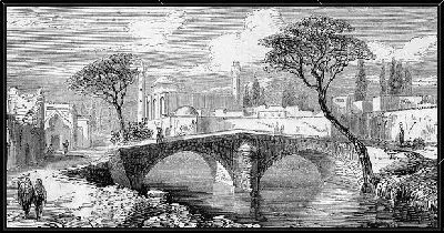Картина Мост через реку (Bridge on the River)