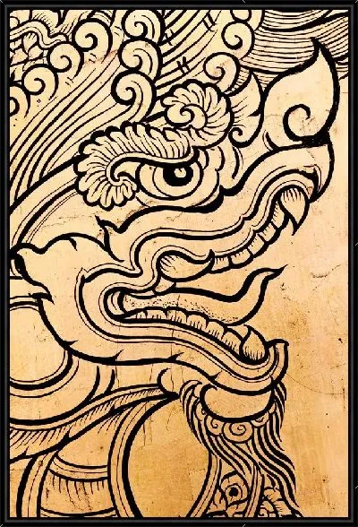 Картина Китайский дракон (Chinese dragon)