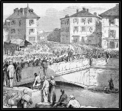 Картина Люди на мосту (People on the bridge)
