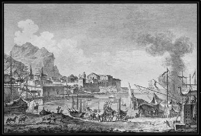 Картина Корабли возле берега (Ships near the coast)