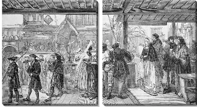 Модульная картина Базар (Market)