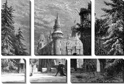 Модульная картина Замок (Castle) №24