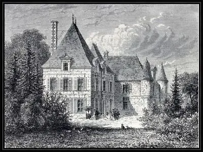 Картина Здание в лесу (The building in the woods)