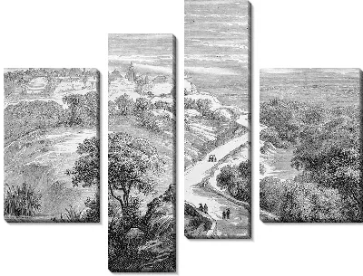 Модульная картина Дорога (Road) №36