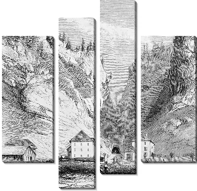 Модульная картина Горы (Mountains) №26