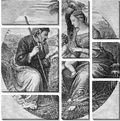 Модульная картина Религиозный сюжет (Religiuos)