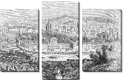 Модульная картина Панорама города (Panorama of the city) №11