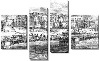 Модульная картина Мост (Bridge) №48